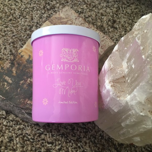 Rose Quartz "Love You Mum" Soy Candle & Stretchy Bead Bracelet Mother's Day - Picture 11 of 16